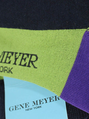 Gene Meyer Men Socks Olive Stripe SALE