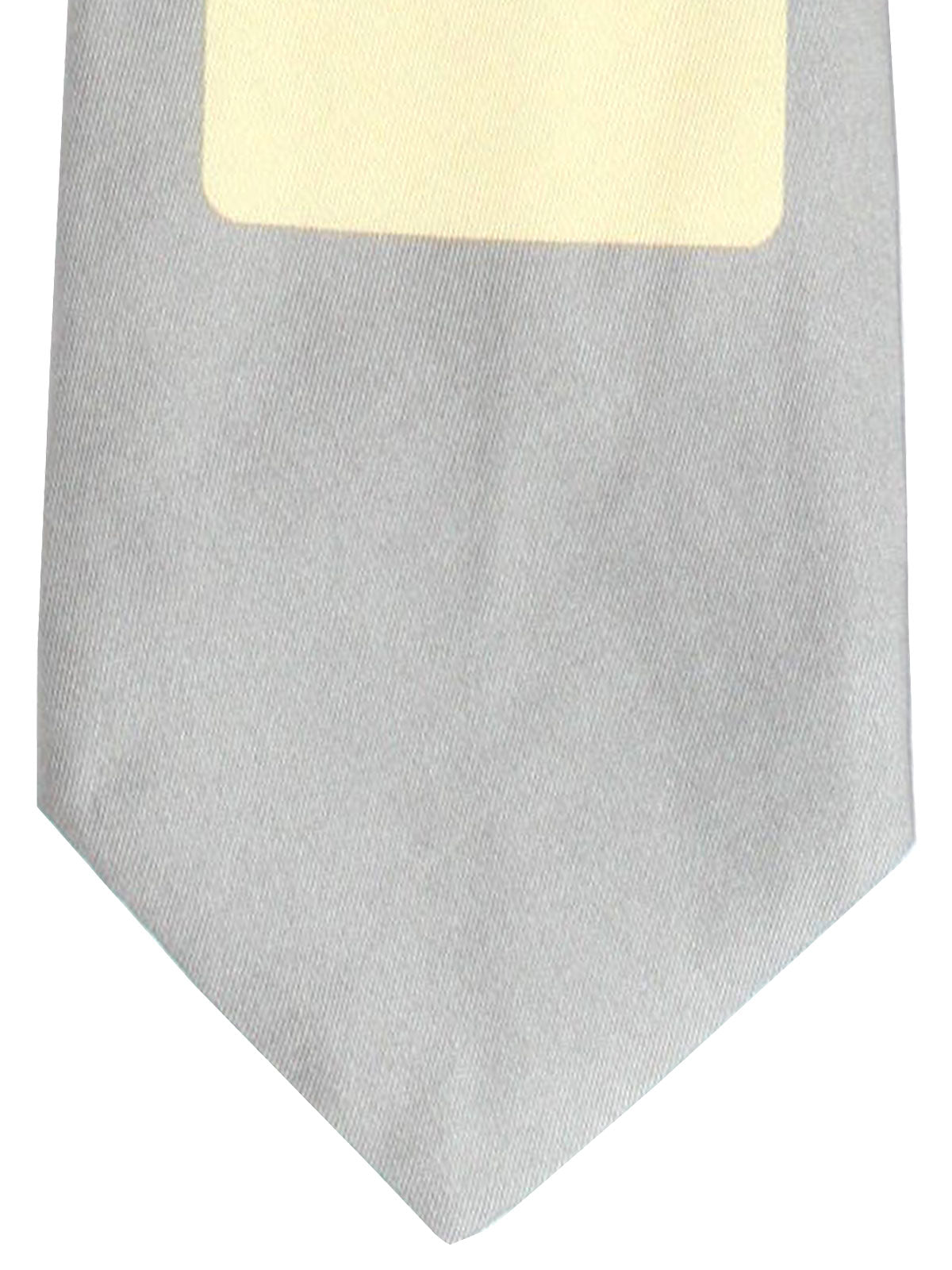 Gene Meyer Silk Tie Gray Pink Geometric