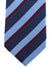 Gucci Silk Tie Navy Blue Maroon Stripes Design - Narrow Necktie