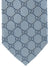 Gucci Tie GG Gray Blue - Hand Made In Italy