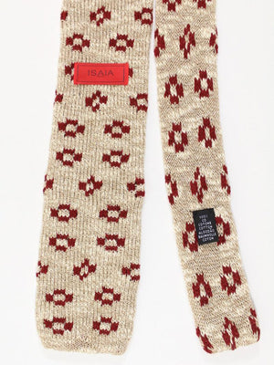 Isaia Square End Knitted Tie