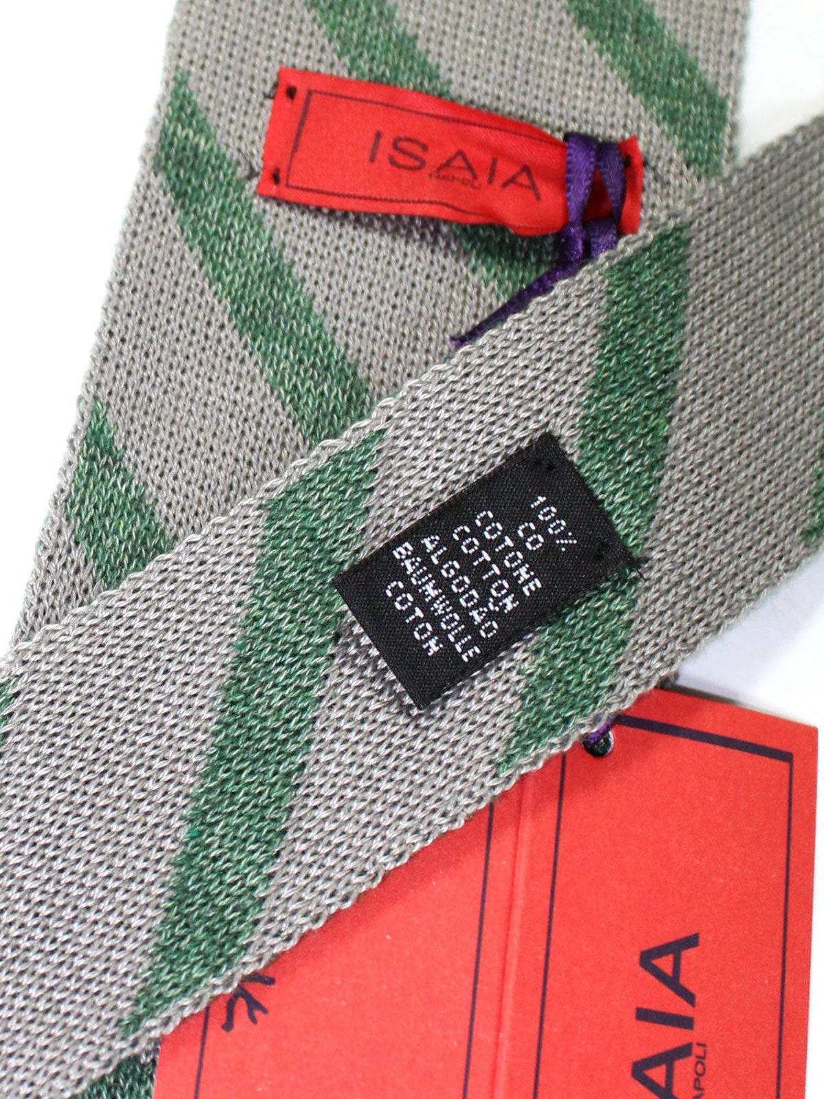 Isaia 7-Fold Foulard Design Silk Tie