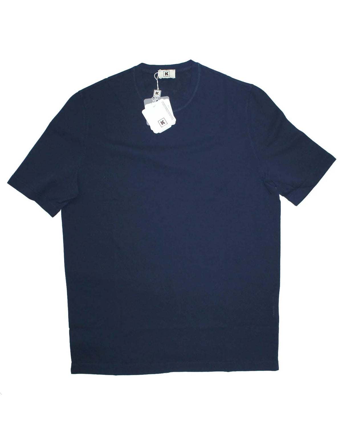Kired Kiton T-Shirt Navy Crêpe Cotton EU 50/ M SALE