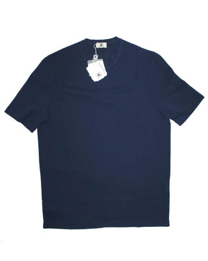 Kired Kiton T-Shirt Navy Crêpe Cotton