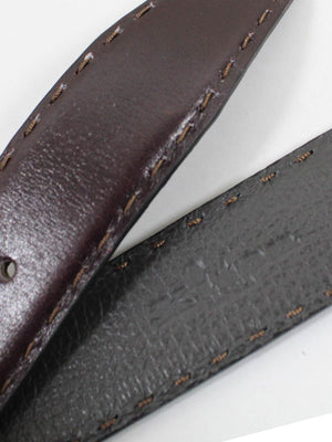 Kiton Leather Belt Brown Men New Designs