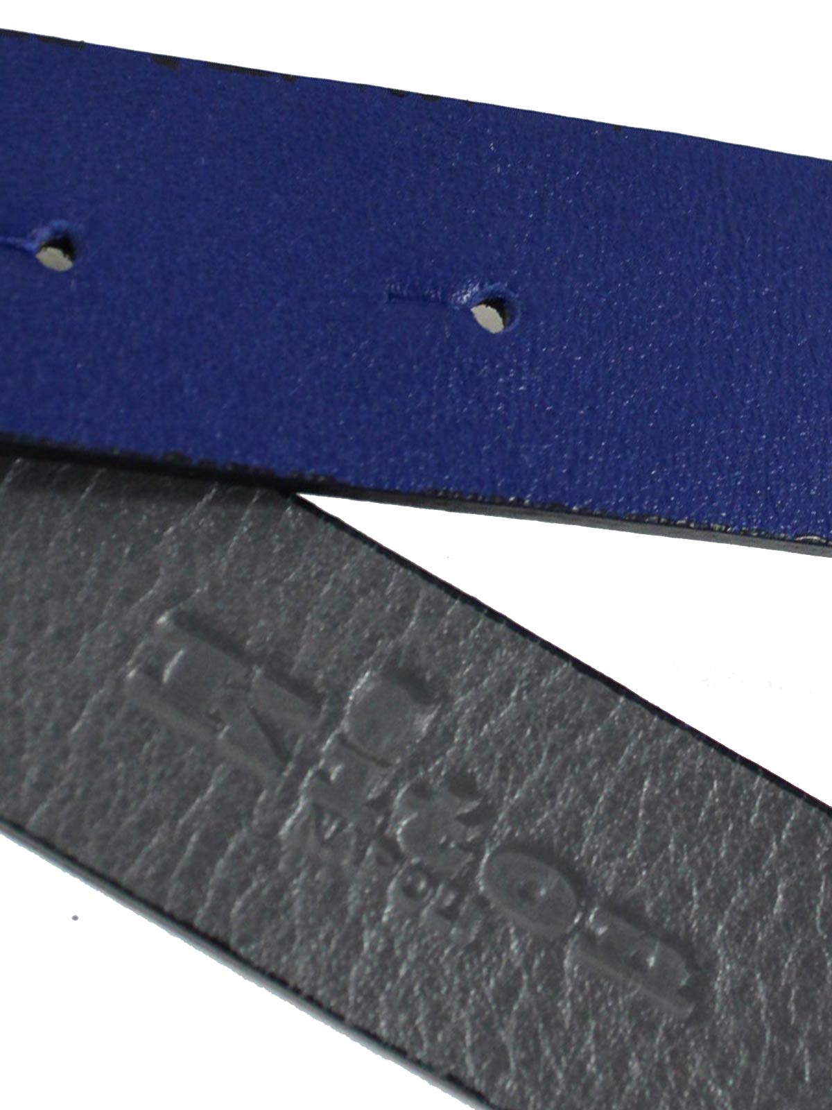 Kiton Belt Lapis Blue - Narrow Leather Men Belt 100 / 40 Sale