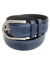 Kiton Leather Belt Dark Blue - Men luxury