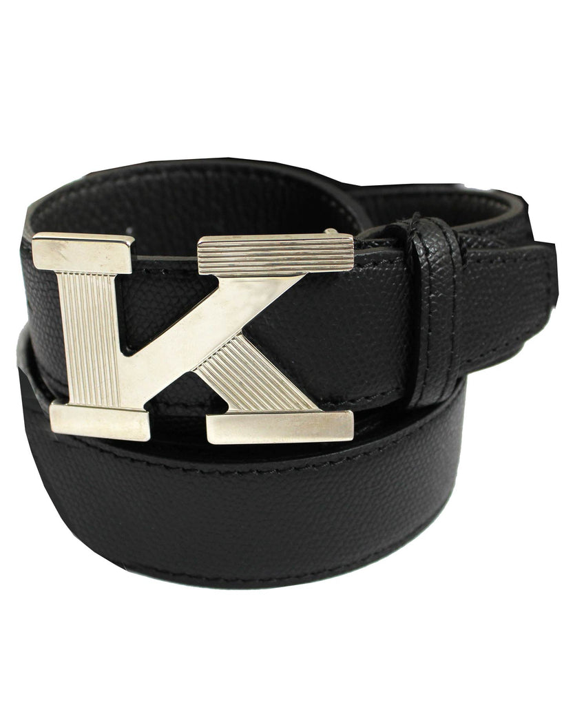 Kiton Belt K Logo Leather Size 44 US Brown 01BT0102