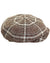 Kiton Soft Cap Cashmere Brown Plaid 58 - 7 1/4