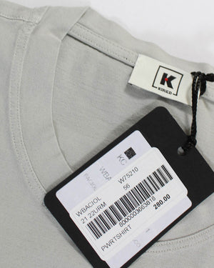 Kired Longsleeve T-Shirt Gray Crêpe Cotton - Kiton
