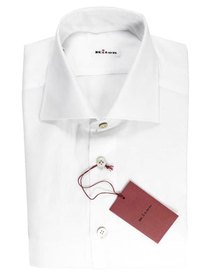 Kiton Shirt White Sartorial Dress Shirt