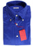 Kiton Shirt Blue Button Down Collar Shirt