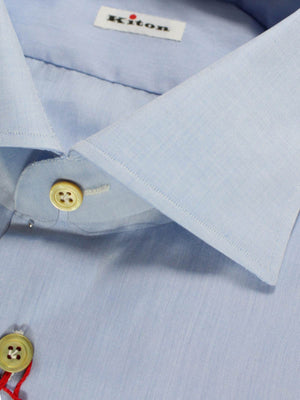 Kiton Dress Shirt Blue 39 - 15 1/2 SALE