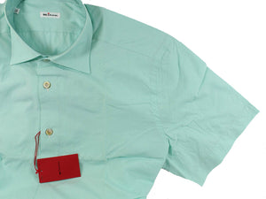 Kiton Short Sleeve Shirt Mint Green