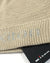 Kiton Soft Knit Cap Cashmere Beige Gray Logo