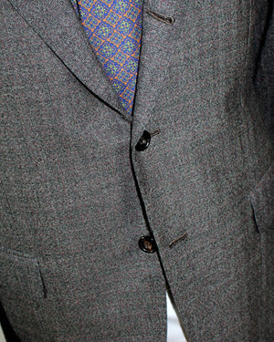 Kiton Cashmere Suit Gray Brown Bespoke EUR 52 - US 42