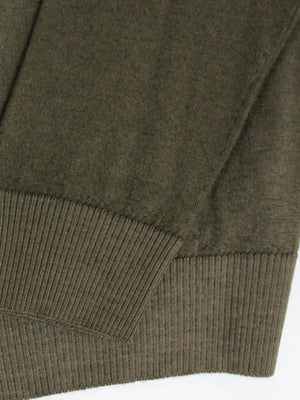 Kiton Cashmere Sweater Taupe V-Neck