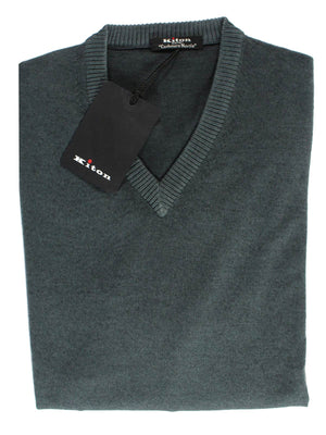 Kiton Sweater Dark Ceylon Green 