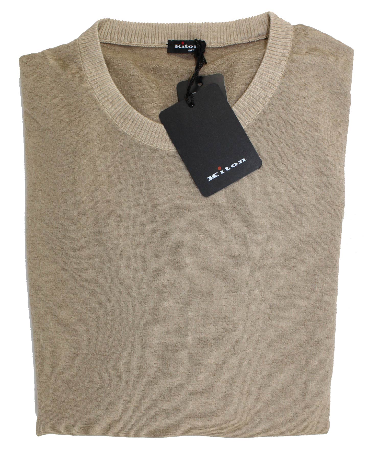 Kiton Cashmere Silk Sweater Beige