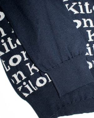 Kiton Sweater Black Logo Genuine