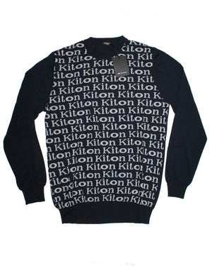 Kiton Sweater Black Logo