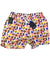 Kiton Swim Shorts L White Multi Color Novelty - Men Swimwear