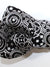 Le Noeud Papillon Bow Tie Black Silver Geometric - Butterfly Self Tie BLACK FRIDAY SALE