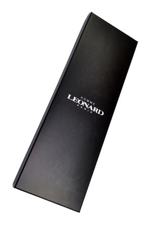 Leonard Paris Tie Black Brown Blue Floral