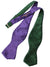 Le Noeud Papillon Green Purple Diamond Point - Self Tie Bow Tie SALE