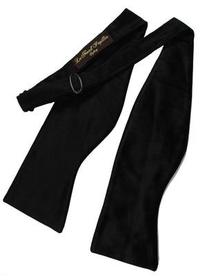 Le Noeud Papillon Solid Black Bow Tie