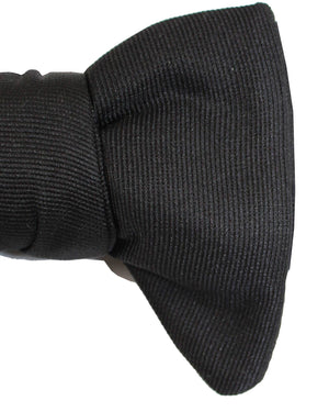 Silk Bow Tie Black Grosgrain