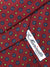 E. Marinella Napoli Tie Maroon Royal Blue Lime Floral - Wide Necktie