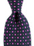 E. Marinella Tie Dark Blue Pink Geometric