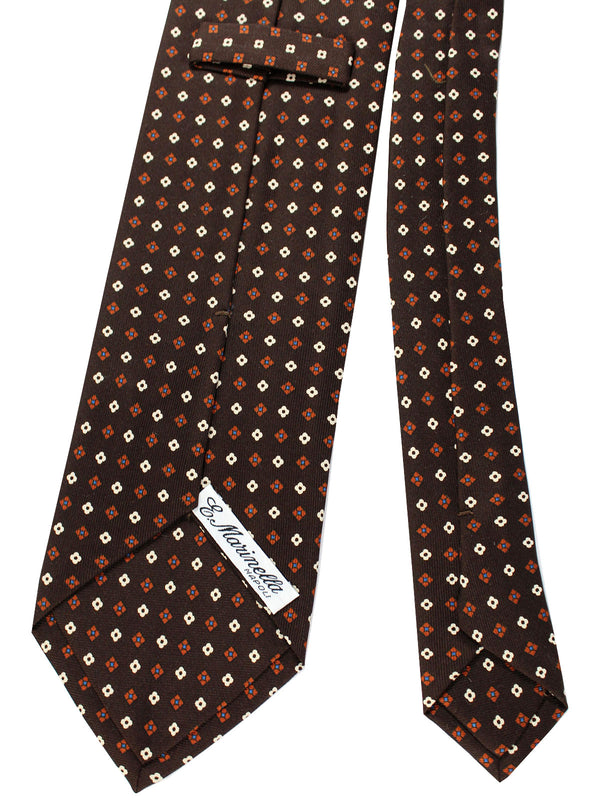 E. Marinella ブラウン marinella-tie-220424-darkbrown