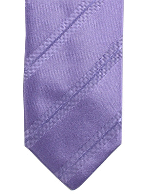 Prada Tie Lilac Stripes Design - Skinny Necktie