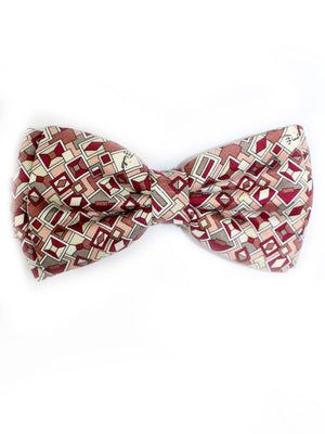 New Pucci Silk Bow Tie Pink 
