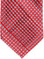 Stefano Ricci Tie Red Blue Geometric - Pleated Silk
