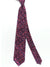 Stefano Ricci Tie Dark Blue Red Pink Ornamental - Pleated Silk