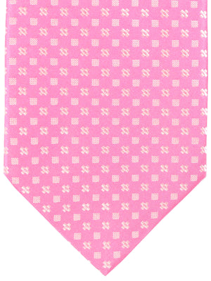 Stefano Ricci Silk Tie Pink Geometric