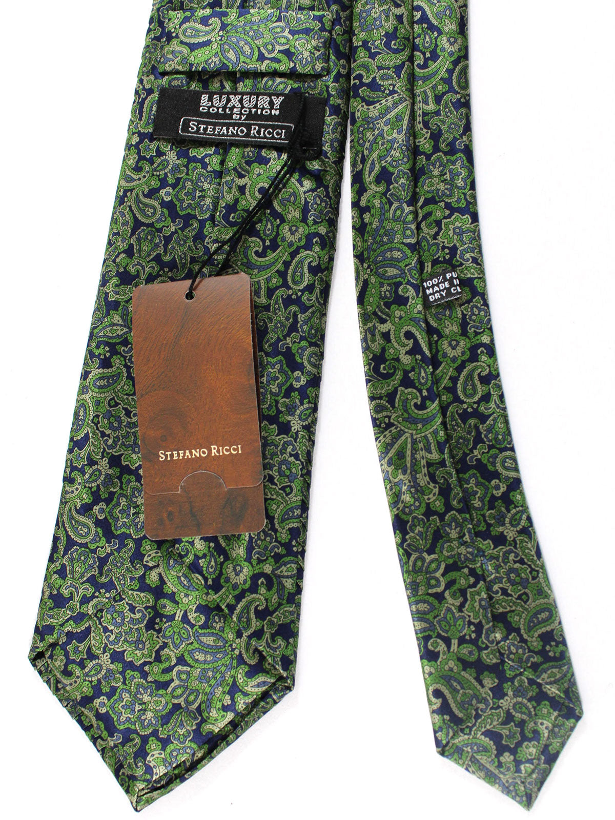 Stefano Ricci outlet Green and Blue Tie