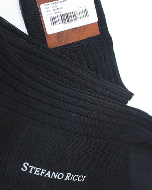 Stefano Ricci Socks Dark Blue  
