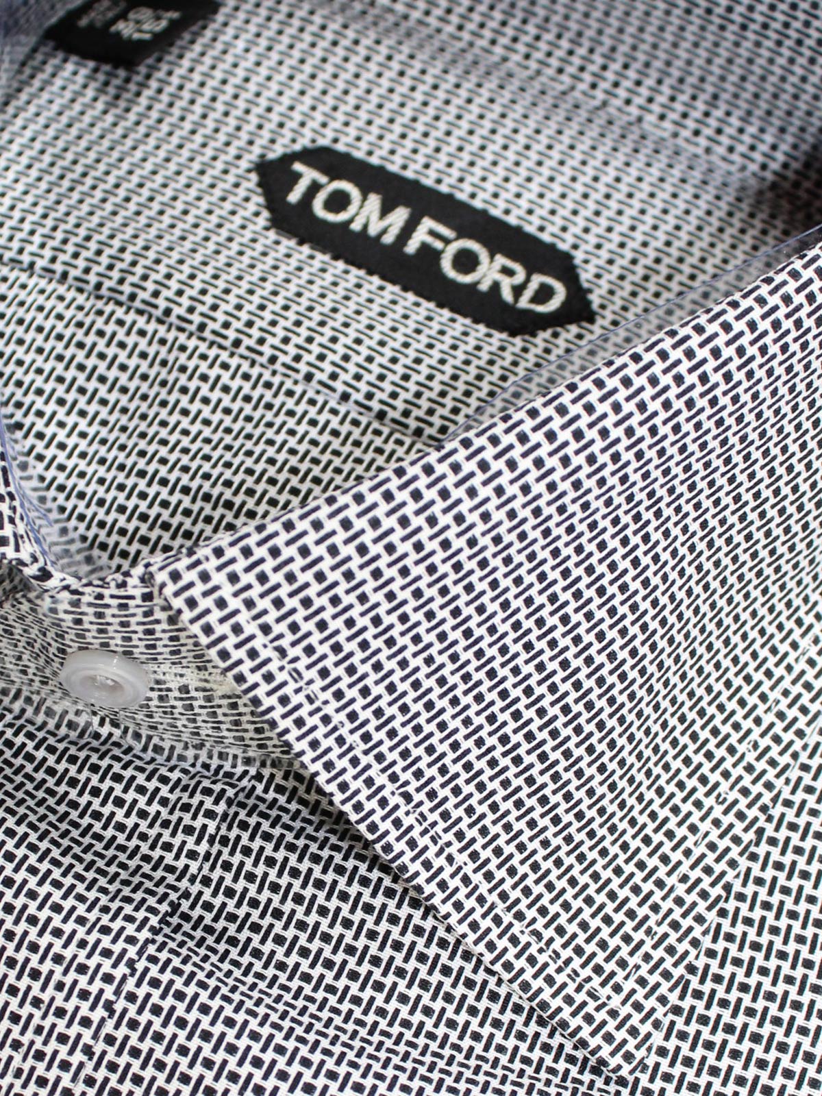 Tom Ford Dress Shirt White Black 