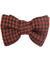 Tom Ford Silk Bow Tie Brown Black Geometric