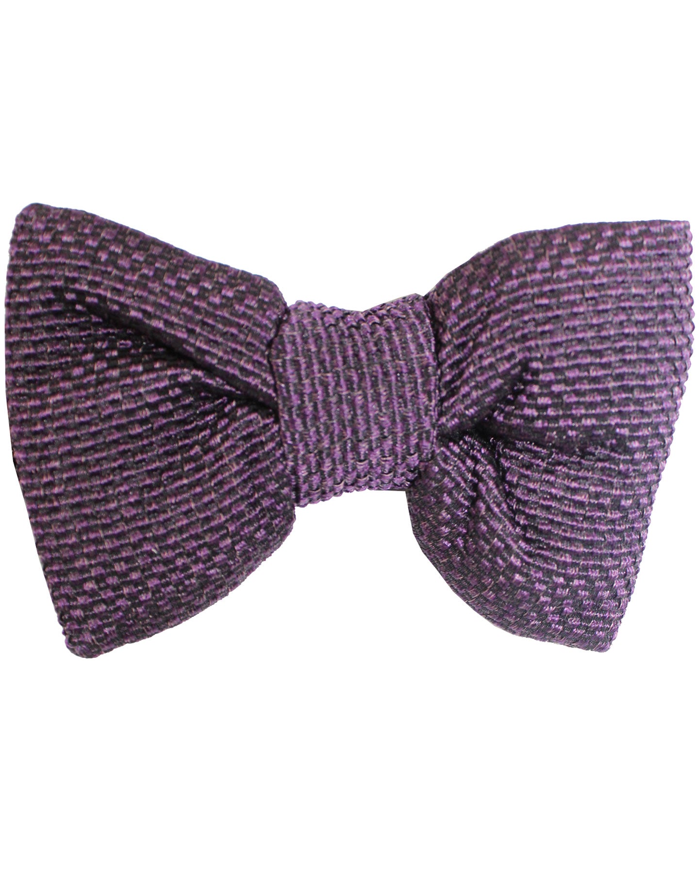 Tom Ford Silk Bow Tie Purple Geometric