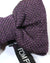 Tom Ford Silk Bow Tie Purple Geometric