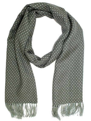 Tom Ford Scarf Forest Green Dots 