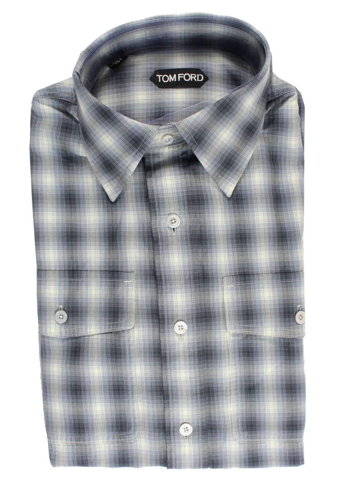 Cotton-Flannel Western Shirt tom Ford