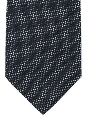 Armani Tie Midnight Blue Geometric