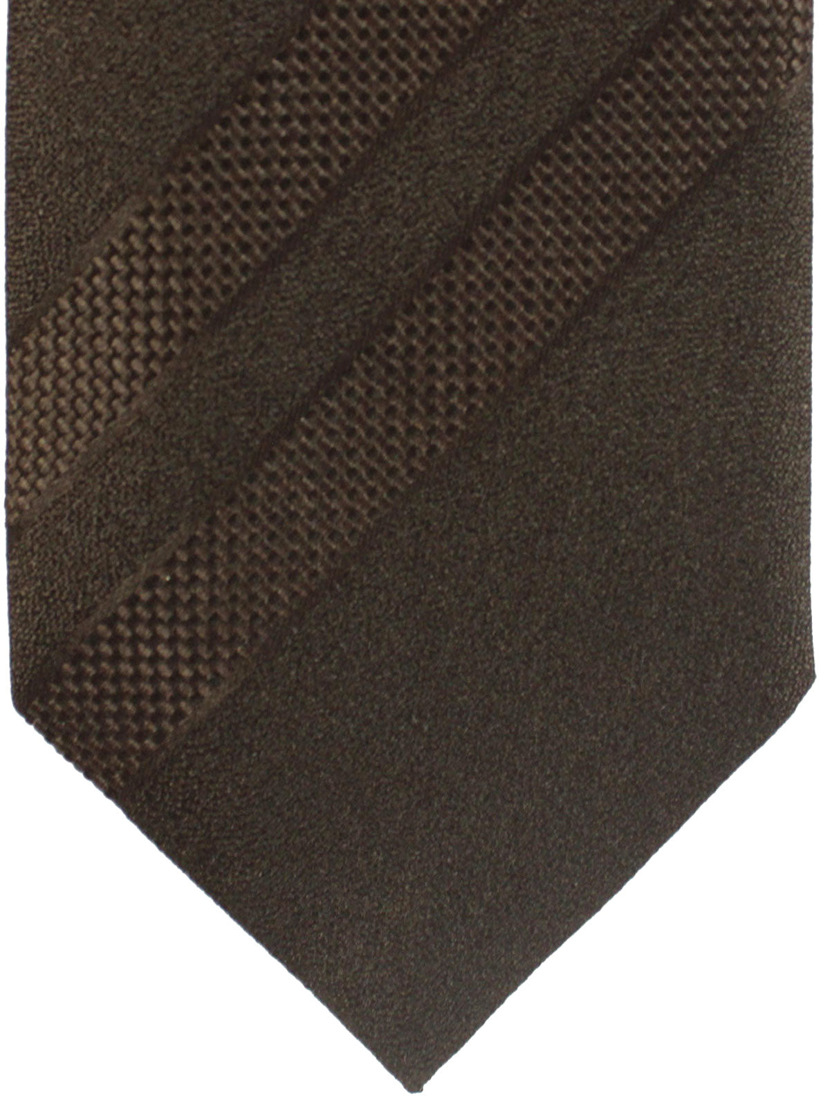 Tom Ford Tie Dark Brown Stripes
