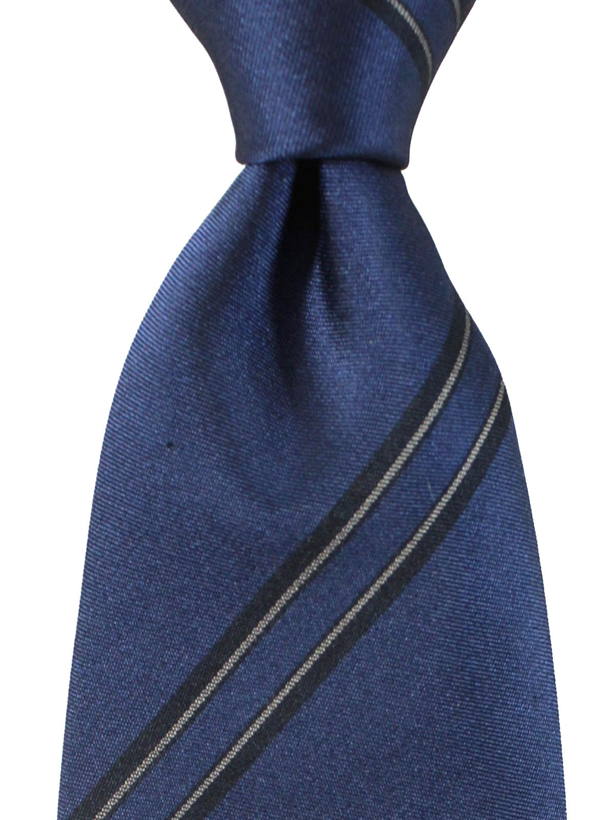 Navy blue silk unlined tie  Brioni® US Official Store